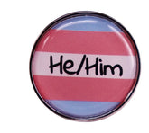He/Him Trans Pride Enamel Pin